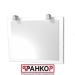 Зеркало "Верди" 76см. цвет белый, декор.светильник 27583 с установкой в Москве